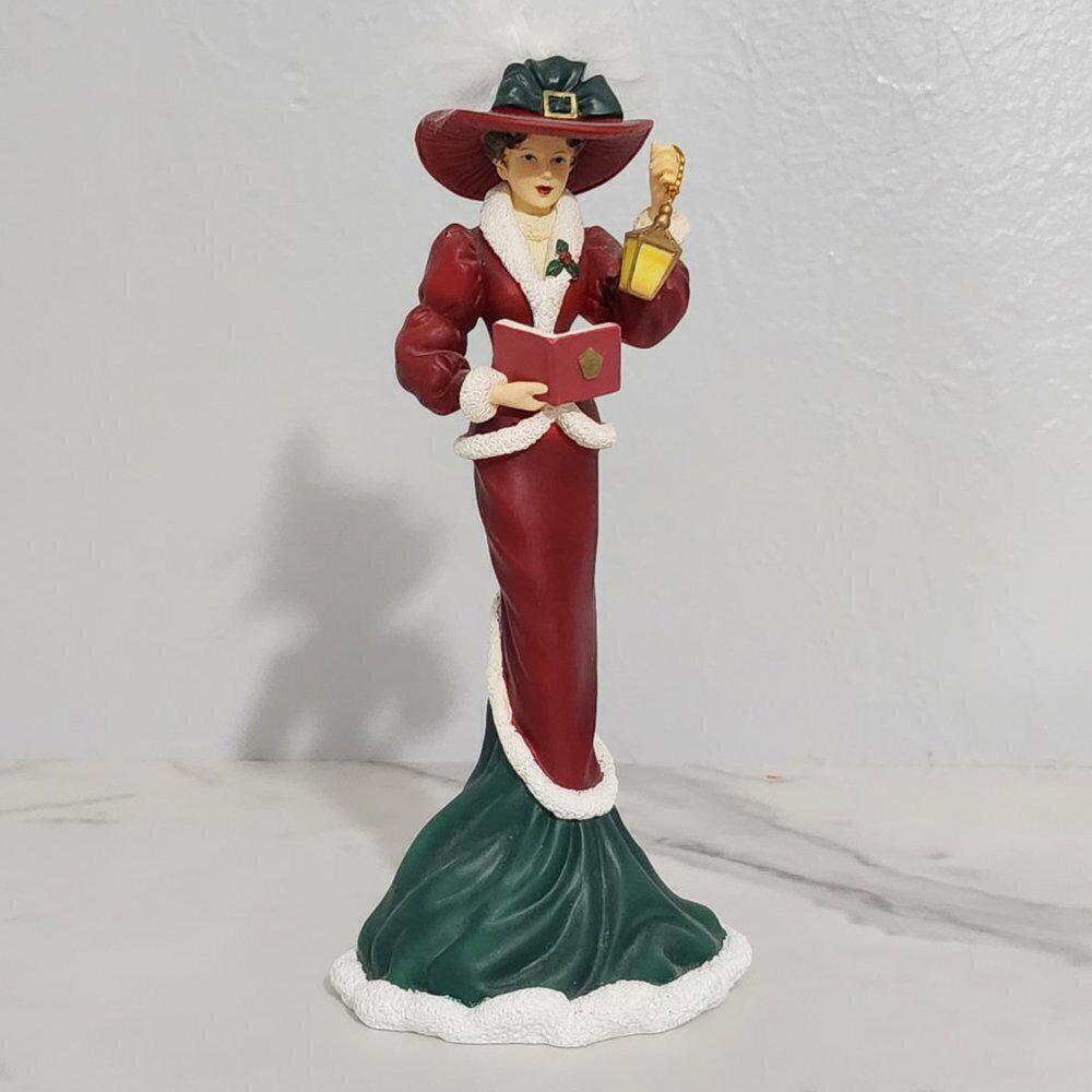 2/$50 Thomas Kinkade Christmas Caroling Figurine 1611A 2008 Hamilton Collection